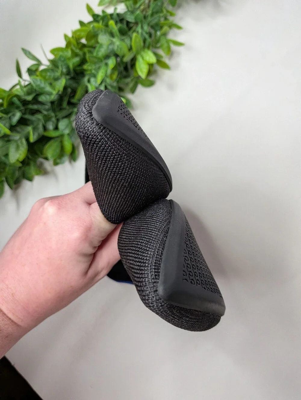 Rothys Pointed Toe Flats Black Size 8.5